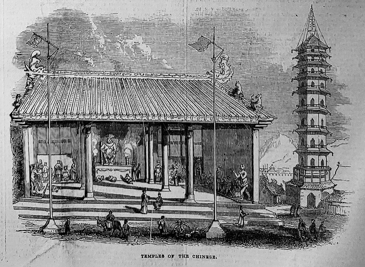 Chinese temples 1843